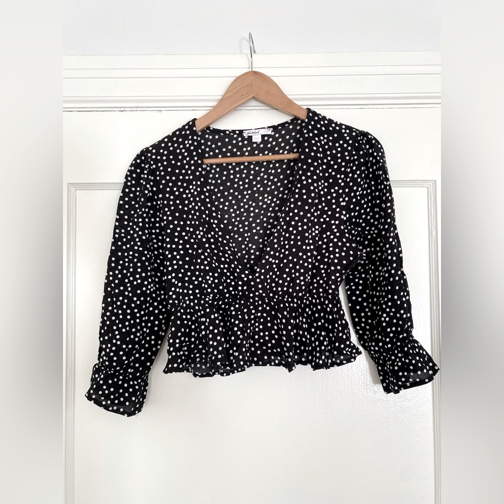 Top - London style - V neck - S